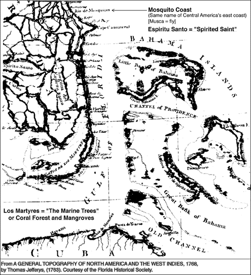 1768 Florida chart image